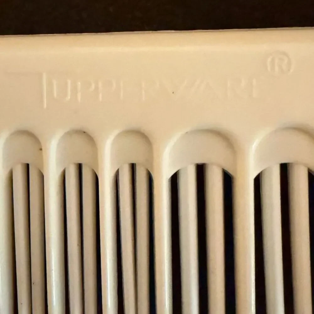 Vintage Tupperware Lot of 10 Plastic Hair Combs Colorful Blue Orange Aqua White